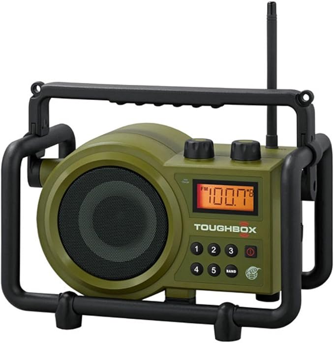 Explora la Sangean Toughbox TB-100: Tu Radio Portátil Resistente y Multifuncional en Verde