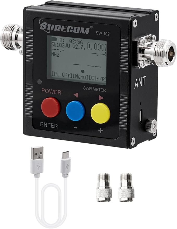 «Mcbazel Surecom SW-102: Eficiencia y Exactitud en la Medición de Potencia y SWR para Radioaficionados»