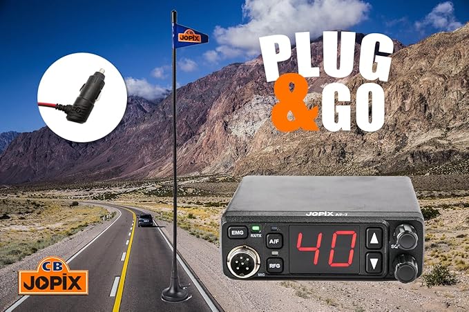 «Explora la Radio CB Jopix Ap-7: Conexiones Rápidas para tus Viajes por Carretera»