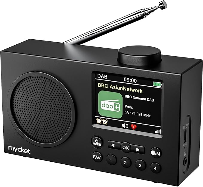 «Disfruta de la Radio Portátil Perfecta con Mycket: DAB+ y Conectividad Bluetooth»