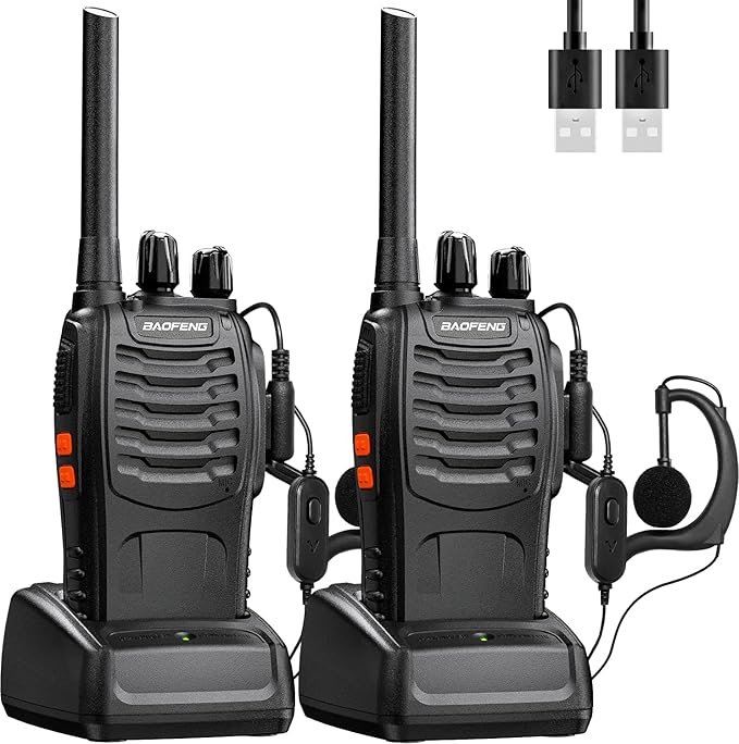 «Explora el Baofeng Walkie Talkie PMR446: Conectividad Eficiente para el Trabajo y Aventura en la Naturaleza»