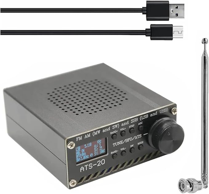 «Receptor de Radio ATS 20 Plus: La Solución Portátil para Tus Necesidades de Audio en AM, FM y SSB»