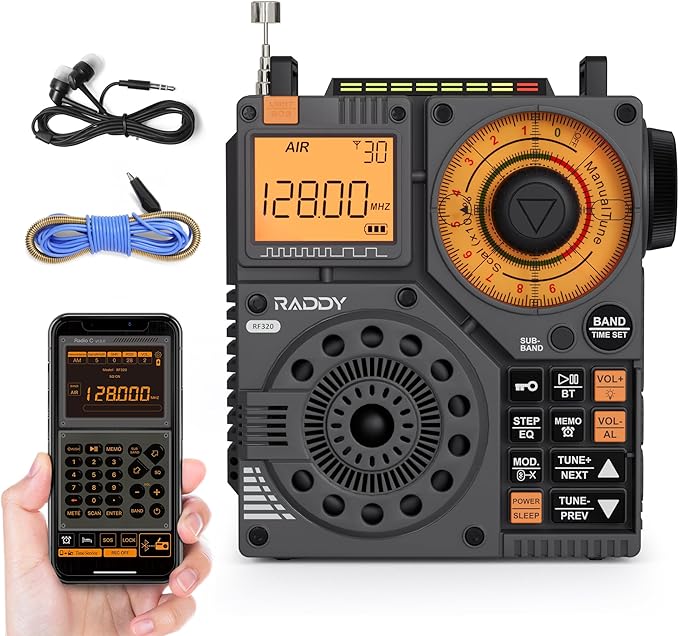 “Raddy RF320: El Receptor de Ondas Recargable que Revoluciona tu Experiencia de Radio”